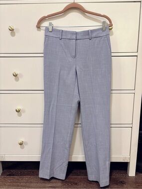 Ann Taylor The Straight Pants in 00 petite (curvy fit, mid rise) - Blue